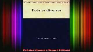 READ FREE FULL EBOOK DOWNLOAD  Poésies diverses French Edition Full EBook