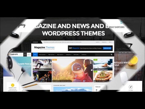 Magazine and News and Blog WordPress Templates