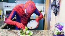 Spiderman vs Evil Black Spider-Man Pie Face Pranks! w- Venom _ Hulk! Fun Superhero Playlist - )