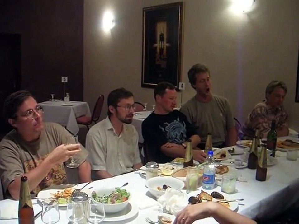 Quand des russes saoul se mettent à chanter dans ton restau