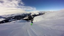 Un skieur perd ses skis et glisse 1200 mètres sur la piste