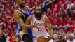 Curry-less Warriors drop game to Rockets
