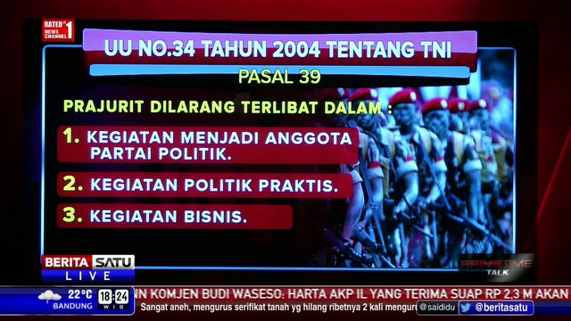 Dialog: Tolak TNI-Polri Berpolitik Lagi # 2