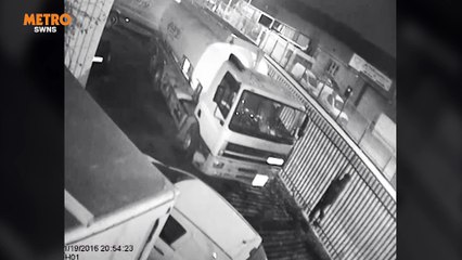 Arsonist filmed setting off explosion and causing £30,000 in damages