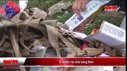 Ô nhiễm rác thải nông thôn
