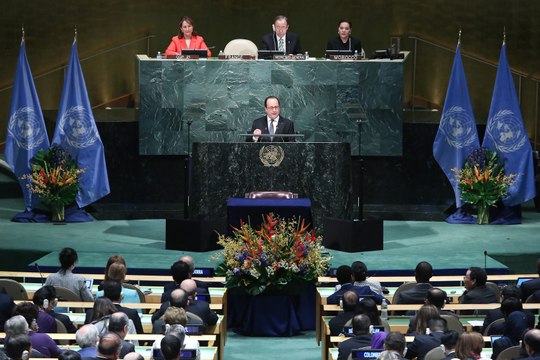 Discours lors de la cérémonie de signature de l’Accord de Paris