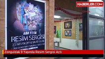 Zonguldak 9 Yaşında Resim Sergisi Açtı