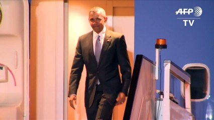 Obama llega al Reino Unido para hablar de posible salida de UE