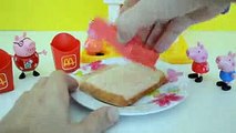Pig George da Family Peppa Pig e Maquina De Batata Frita McDonald s!!! Em Portuguese