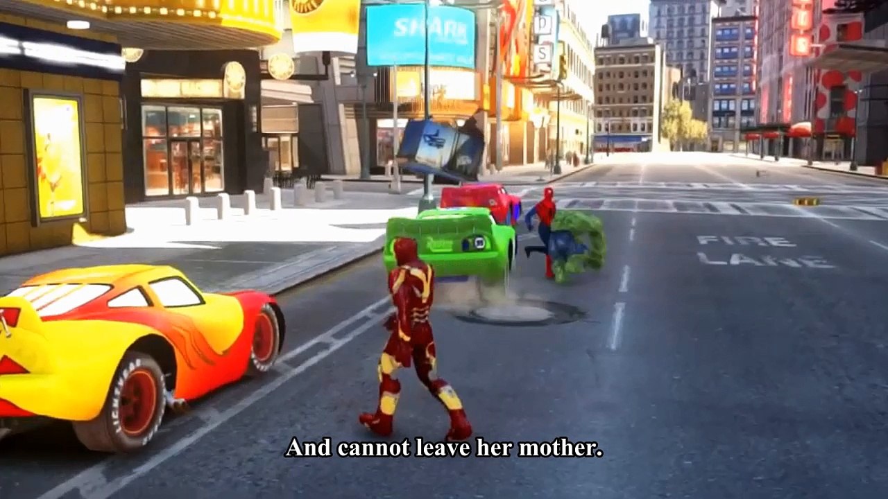 Cars Songs For Kids ♪ Billy Boy ♪ CUSTOM THE AVENGERS Hulk