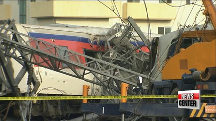 Train derailment in Yeosu kills 1 engineer, injures 8