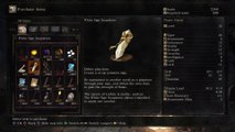 Dark Souls III - Purchase White Soap Stone, Homeward Bone & Torch via Shrine Handmaiden Gameplay