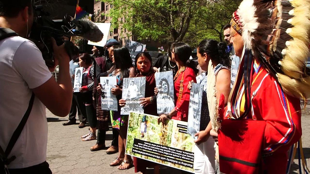 Alec Baldwin and indigenous leaders make climate plea at UN