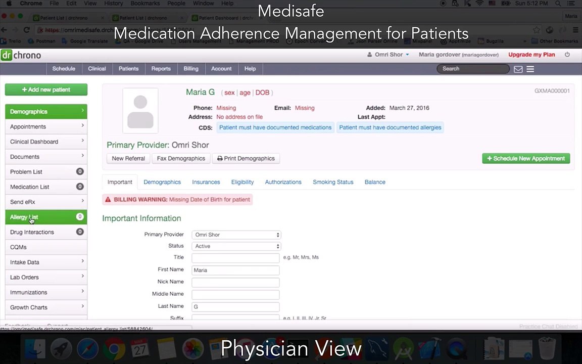 Medisafe Medication Management for Patients -- On drchrono Medical API55