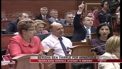 Berisha bën thirrje për armatosje - News, Lajme - Vizion Plus