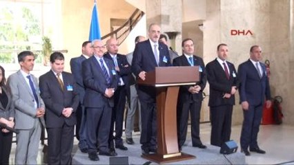 Suriye'nin BM Daimi Temsilcisi El-Caferi Muhaliflerin Büyük Bölümünün Cenevre'yi Terk Etmesini...