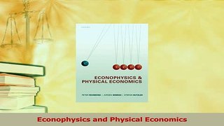 Read  Econophysics and Physical Economics PDF Online