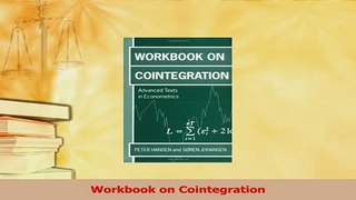 Read  Workbook on Cointegration PDF Online