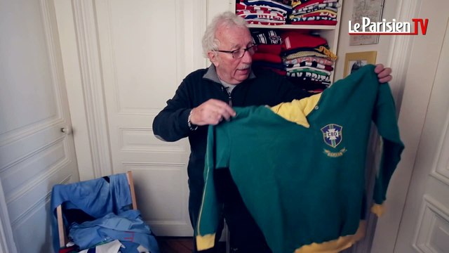 Jacques Vendroux présente son incroyable collection de maillots de foot
