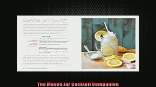 EBOOK ONLINE  The Mason Jar Cocktail Companion  DOWNLOAD ONLINE