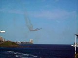 Aviação do Brasil: FAB-Esquadrilha da Fumaça (Apresentaçao e 2 cruzadas) com 4 aviões em SSA/BA