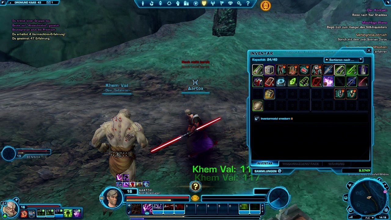 Star Wars The Old Republic - Inquisitor Gameplay