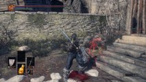 Dark Souls III - Undead Settlement: Hollow Workers Combat, Small Leather Shield Pine Bundle Location
