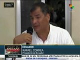 Correa: Continúa la búsqueda de personas sobrevivientes al sismo