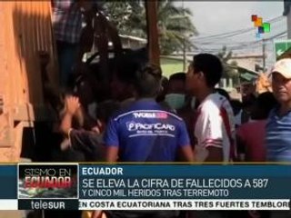 Tres nuevas réplicas sacuden las costas de Ecuador