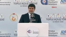 Antalya -Menderes Türel, Toplu Açılış Töreninde Konuştu 1