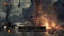 Dark Souls III - Undead Settlement: Ember Location Near Big Burning Tree Gameplay Sequence PS4