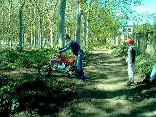 moi et mon frère avec la 110