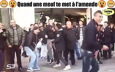 Une fille ridiculise des mecs au foot