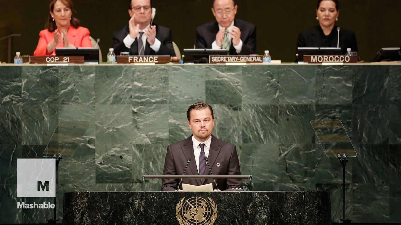 Leonardo DiCaprio makes a bold Earth Day plea for climate action