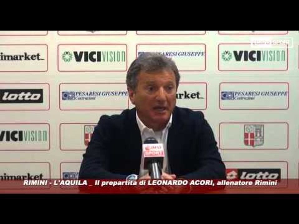 Icaro Sport. Rimini-L'Aquila, il prepartita di Leonardo Acori