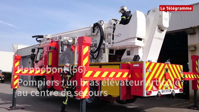 Hennebont (56). Pompiers : un bras élévateur articulé au centre de secours