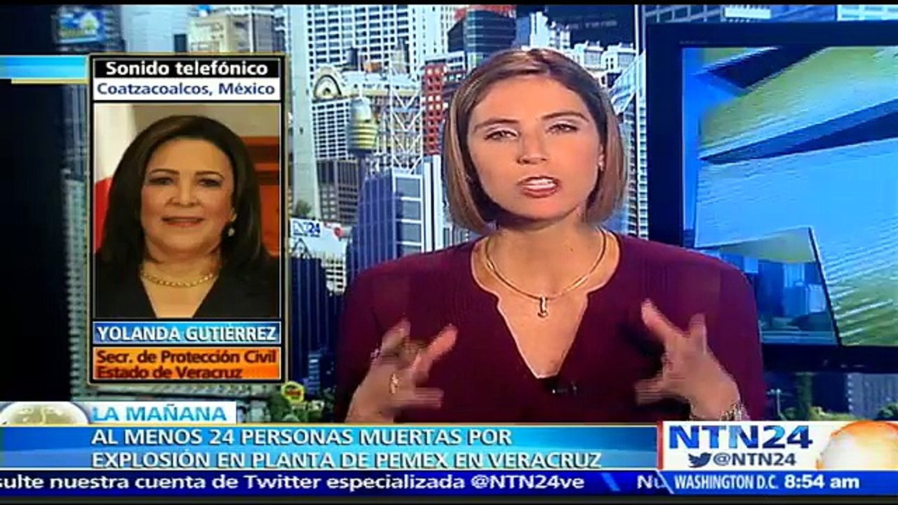 “Hay que tener en cuenta la información que se da de forma oficial”, dice la secretaria de Protección Civil de Veracruz sobre explosión de planta de Pemex