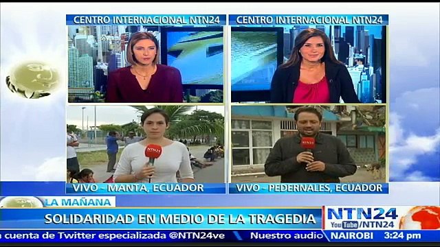Solidaridad ecuatoriana: Propietarios de un restaurante ofrecen comida a rescatistas y demás personas en Pedernales