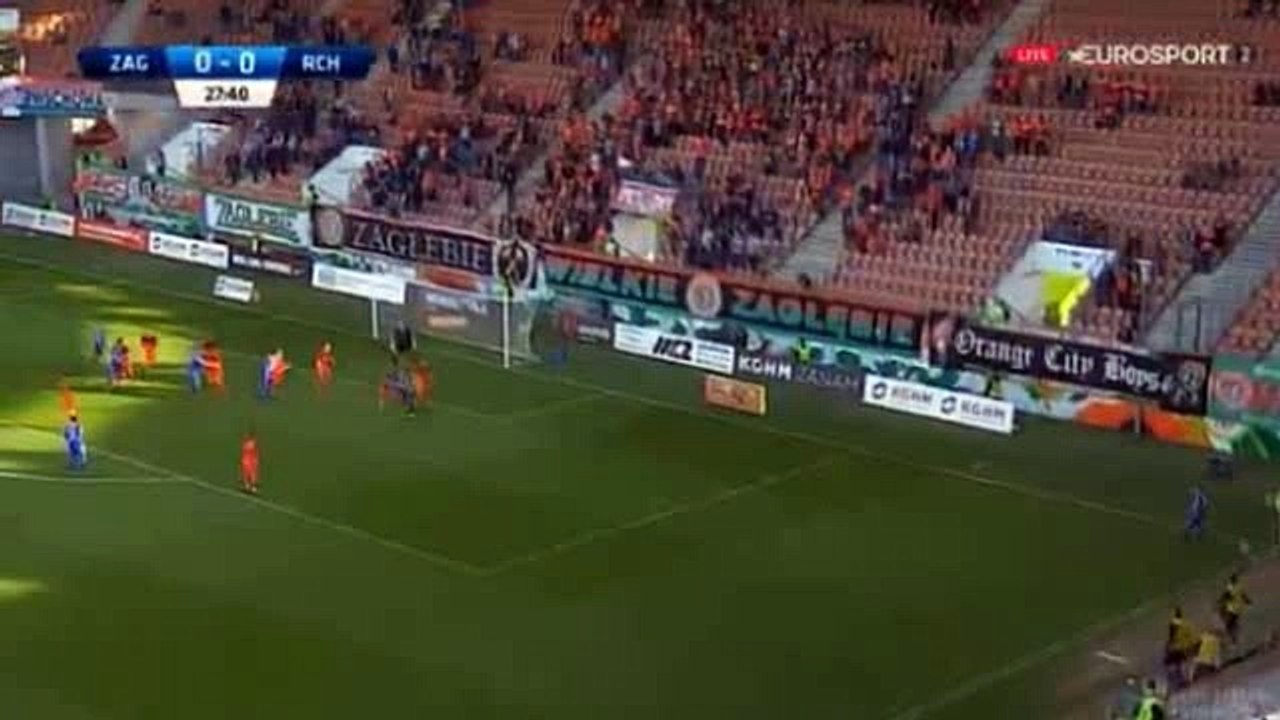 Michal Koj Goal HD - Zaglebie Lubin 0-1 Ruch Chorzow - 22-04-2016