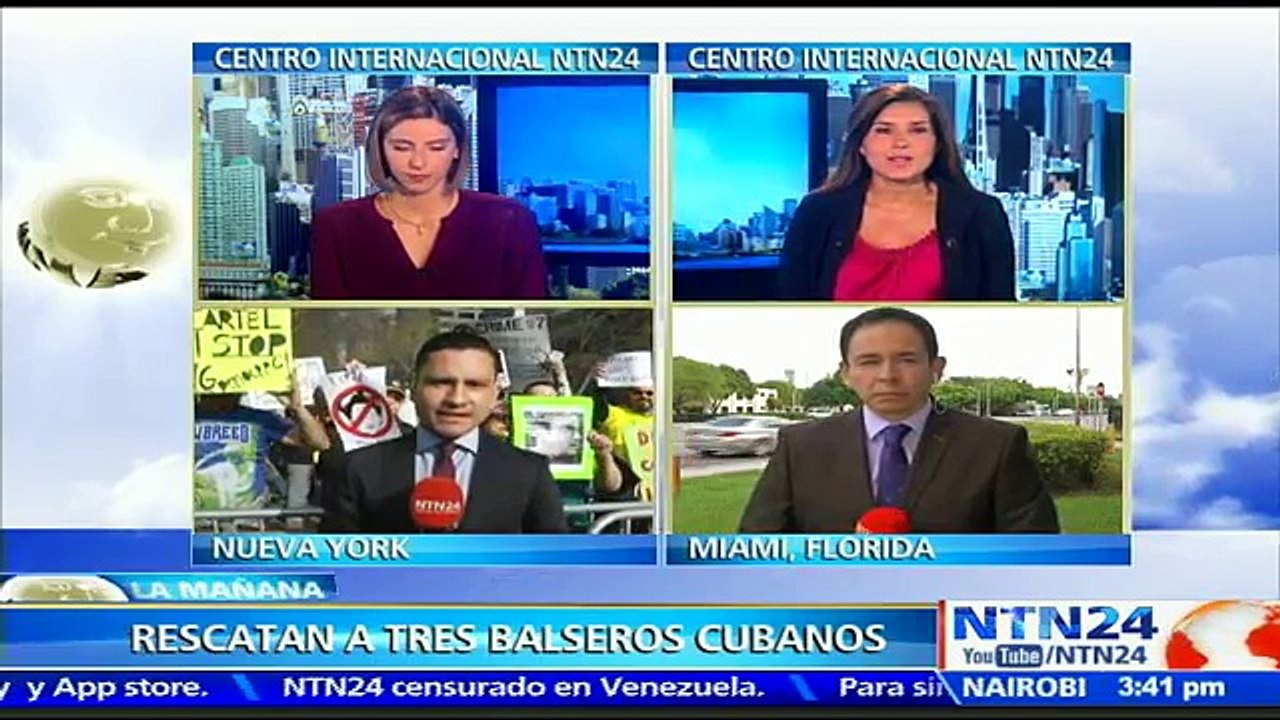 Crucero rescata a balseros cubanos luego de que su embarcación se hundiera cerca de las Bahamas