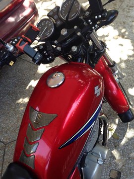 GS 150 top speed 130+ km/hour .Fast more than enough for a 150cc bike.