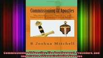 READ book  Commissioning Of Apostles The Development Procedure and Importance of Commissioning Full Free