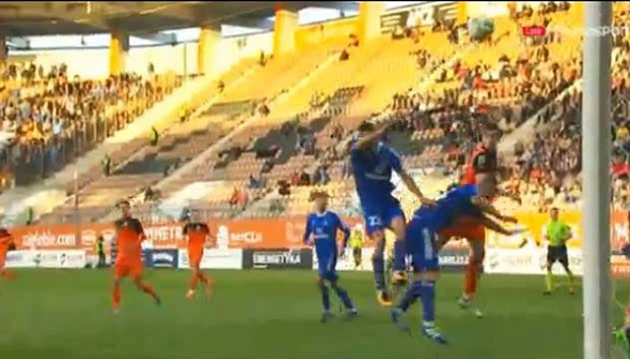 Paweł Oleksy Own Goal HD - - Zaglebie Lubin 3-1 Ruch Chorzow - 22-04-2016