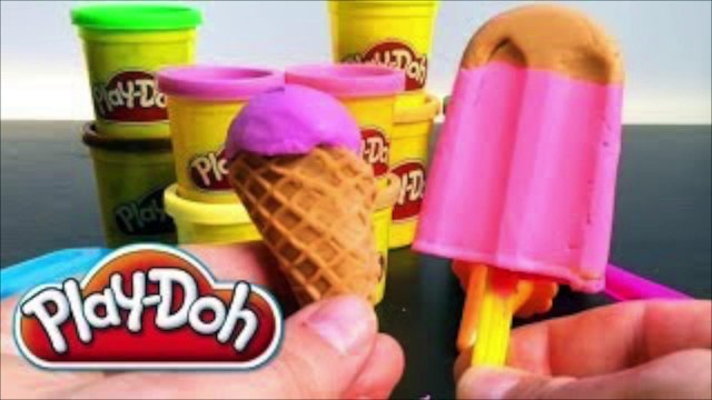 Play Doh Ice cream cupcakes playset playdough by Unboxingsurpriseegg