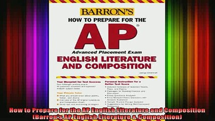 READ book  How to Prepare for the AP English Literature and Composition Barrons AP English Full Free