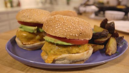 Turkey Zucchini Burgers with Tahini Sauce