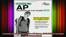READ FREE FULL EBOOK DOWNLOAD  Cracking the AP Calculus AB  BC Exams 2012 Edition College Test Preparation Full EBook