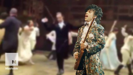 Cast of 'Hamilton' pays fitting tribute to Prince with dance party