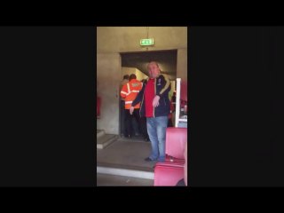 arsenal fan having fun