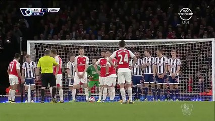 Alexis Sanchez Goal - Arsenal 2-0 West Brom - 21-04-2016 HD